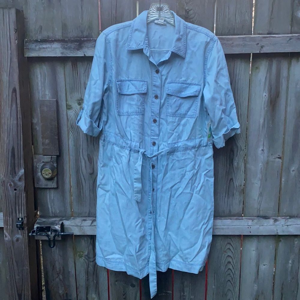 ANA button down dress sz. S NWT
